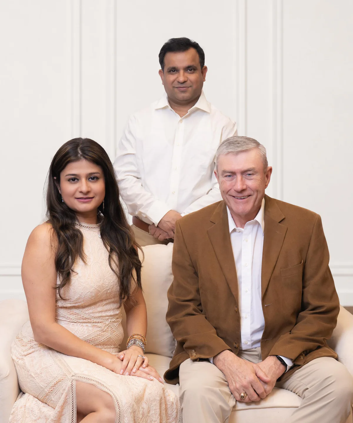 Dr. Deveshi Chandan with the Mars Family Dental dentists